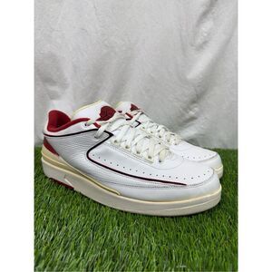 Size 13 VTG 2004 - Air Jordan 2 Retro Low White Varsity Red‎ OG Box